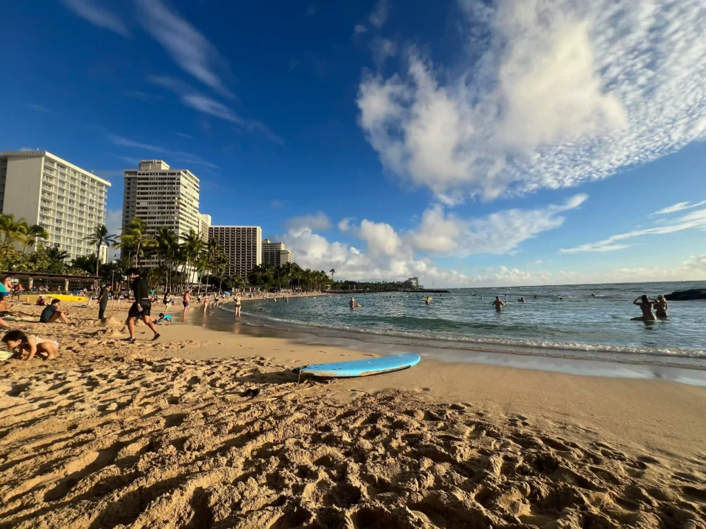 Strände Oahu-Kuhio Beach